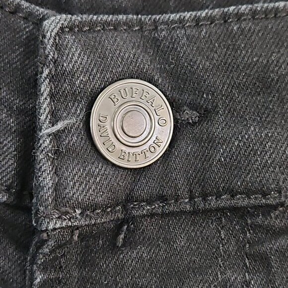 Buffalo David Bitton Evan Jeans Men's 34x32 NEW Black Wash Straight Stretch NWT - Picture 5 of 16